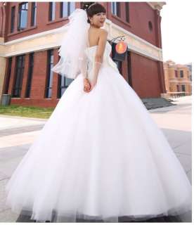 Stock Princess ball wedding bridal dress gown 2 4 6 8  
