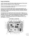 Instruction Manual, for AVO, Multi Amp, EPOCH   II items in Electrical 