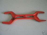 Large Orange Open End Pipe Wrench 1 1/4   2  