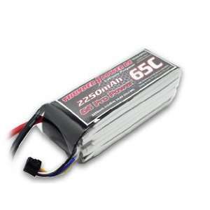   RC G6 Pro Power 65C 2250mAh 4 Cell/4S 14.8V Lipo Battery Toys & Games