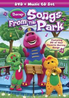 BARNEY SONGS FROM THE PARK New Sealed DVD + CD  