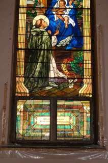 100 year old Stained Glass Window, Tiffany style, #3  