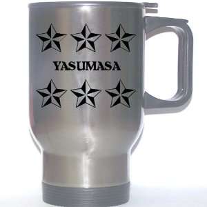  Personal Name Gift   YASUMASA Stainless Steel Mug (black 