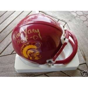 Ron Yary Usc Hall Of Fame 01 Signed Mini Helmet W/coa   Autographed 