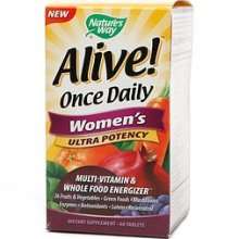 Natures Way Alive Once Daily Womens Multi Vitamin Ultra Potency