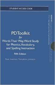 PDToolkit    Renewal Access Card    for Words Their Way Word Study 
