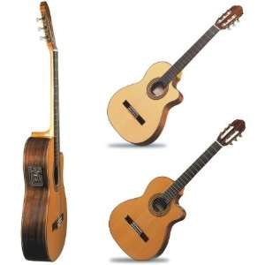  Aparicio Cutaway Guitar, AA300E Cedar Top Musical 