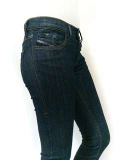 NWT Diesel Women Stretch Jeans Livy Super Skinny Legging 881K Dark 