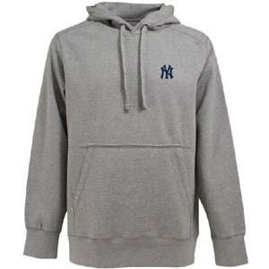  New York Yankees Signature Hooded Sweatshirt (Grey 