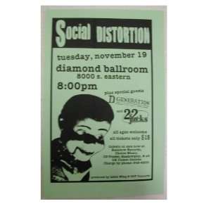 Social Distortion Handbill Poster