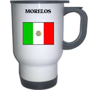 Mexico   MORELOS White Stainless Steel Mug Everything 