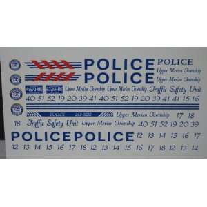   24 25 Upper Merion Township, PA Police Decals