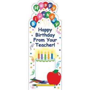  Birthday   Teacher Bookmark