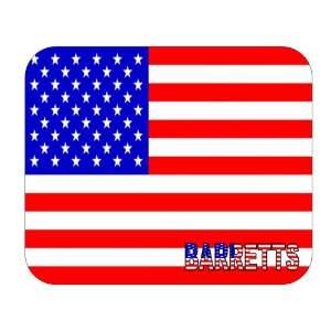  US Flag   Barretts, Georgia (GA) Mouse Pad Everything 