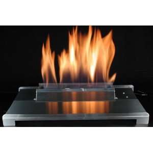   . Double Face Black finish Burner with On Off Control