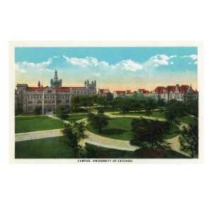  Chicago, Illinois   Panoramic View of the University of Chicago 