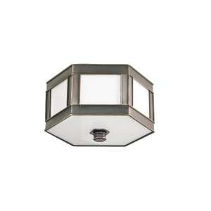 Hudson Valley Lighting 6410 AGB Nassau   One Light Flush Mount, Aged 