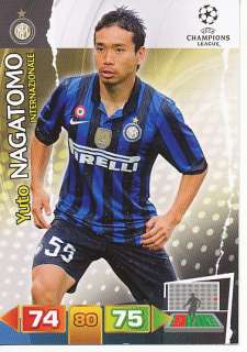 Yuto Nagatomo Inter Mailand Panini Adrenalyn Champions League 2011 