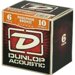   Bronze Acoustic Guitar Strings Xtra Light 6 Pack Musical Instruments