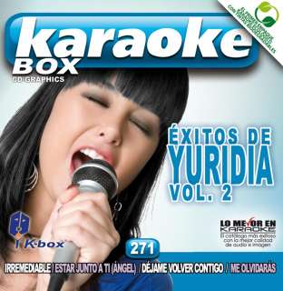 Karaoke Box KB 271 Exitos de Yuridia Vol. 2 Spanish CDG  