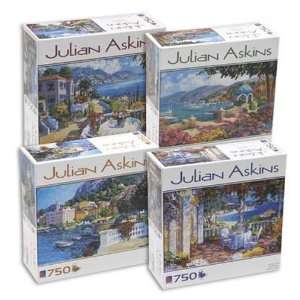  Julian Askins 4 Assorted Puzzle 750 Pc Case Pack 12 Toys 