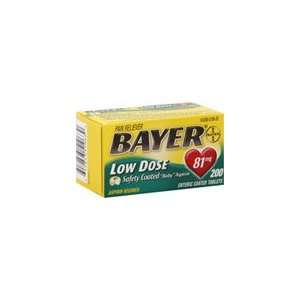 Bayer Aspirin Regimen Tablets Adult Low Strength, 180 tablets (Pack of 
