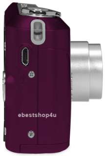   Camera W/ 3” LCD 25x Zoom Purple 4SD Bonus Kit 0041778721667  