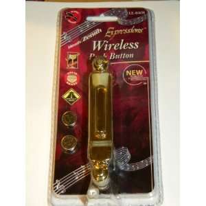 Heath Zenith Expressions Wireless Push Button, Solid Brass (LE 6401)