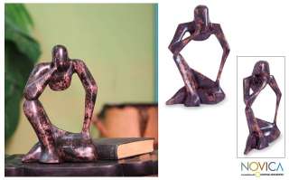 POWER of the MIND~Abstract Wood Sculpture~AFRICAN ARTS  