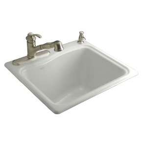 Kohler K 6657 2 FF River Falls Self Rimming Sink with Two Hole Faucet 