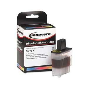  Replacement Ink Jet Cartridge, Replaces Brother LC41Y 