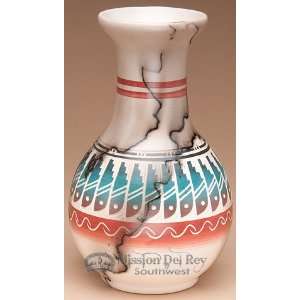  Native American Etched Horse Hair Chimney Vase 7 (307 