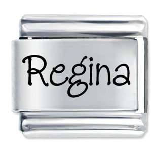  Name Regina Italian Charms Bracelet Link Pugster Jewelry