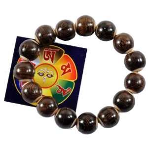   Cord Prayer Beads Wrist Mala and a Free Copyrighted Buddha Eye Magnet