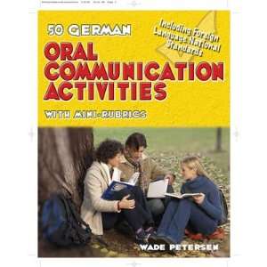  50 German Oral Communication Activities Book Office 