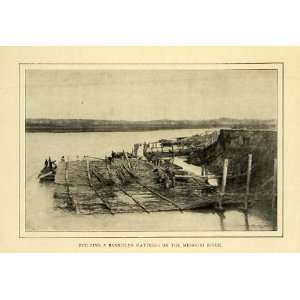  1908 Print Construction Bankhead Mattress Missouri River 