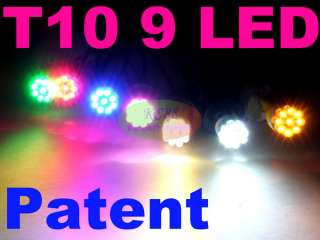  new product 2pcs super ultra bright 9 pink led wedge bulbs t10 194 168