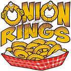 14 Onion Rings Fun Restaurant Bar Fast Food Concession Trailer Vinyl 