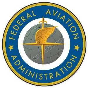  FAA Federal Aviation Administration car bumper sticker 