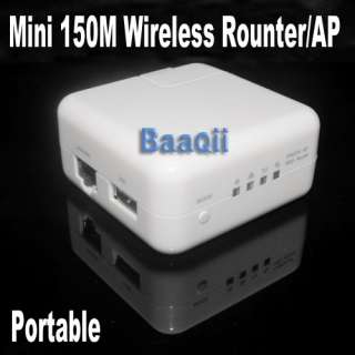 150M Portable Mini Wireless N WIFI AP Router Repeater Transmitter USB 