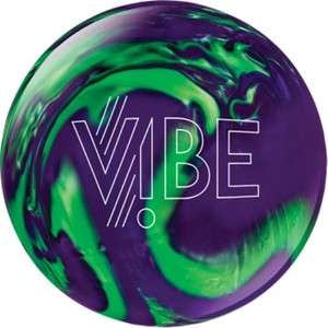   Grape Vibe Green/Purple Bowling Ball 15 lbs # 1st Quality  