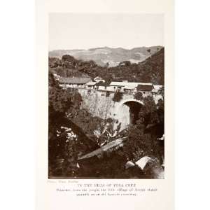  1924 Print Atoyac Jalisco Mexico Bridge Arch Vera Cruz 