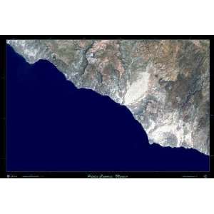   , Baja California, Mexico Satellite Print, 36x24