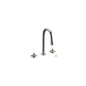Triton K 7304 K CP Widespread Gooseneck Bathroom Sink Faucet, Less Ha