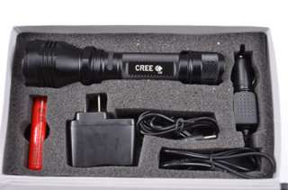 100% Brand New 1 x CREE LED Rechargeable Flashlight Torch 1 X 