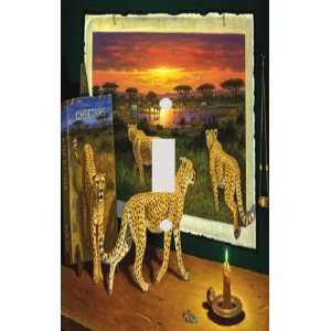  Cheetahs Outward Bound Decorative Switchplate Cover