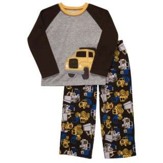 NWT Boys CARTERS pajamas ★FLEECE★ New TRUCK 6 $32 CONSTRUCTION 