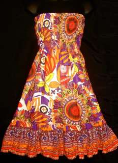   SECRET Smocked BUSTY LOOK FESTIVE Strapless Dress   XL (16 18)  