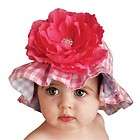 baby buds pink blue gingham flower hat $ 18 95  or best 