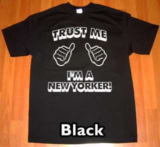 trust me im a NEW YORKER MEN T Shirt retro vintage tee  